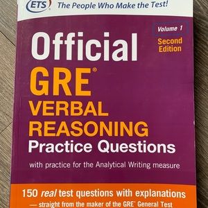 GRE prep book